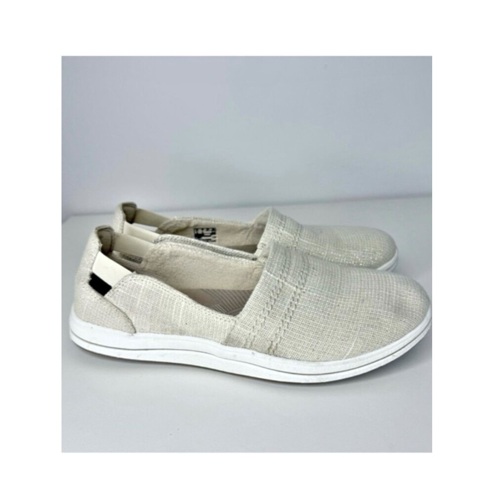 Clarks Cloudsteppers Breeze Step II Cream Natural Interest Women's Size 7 Wide